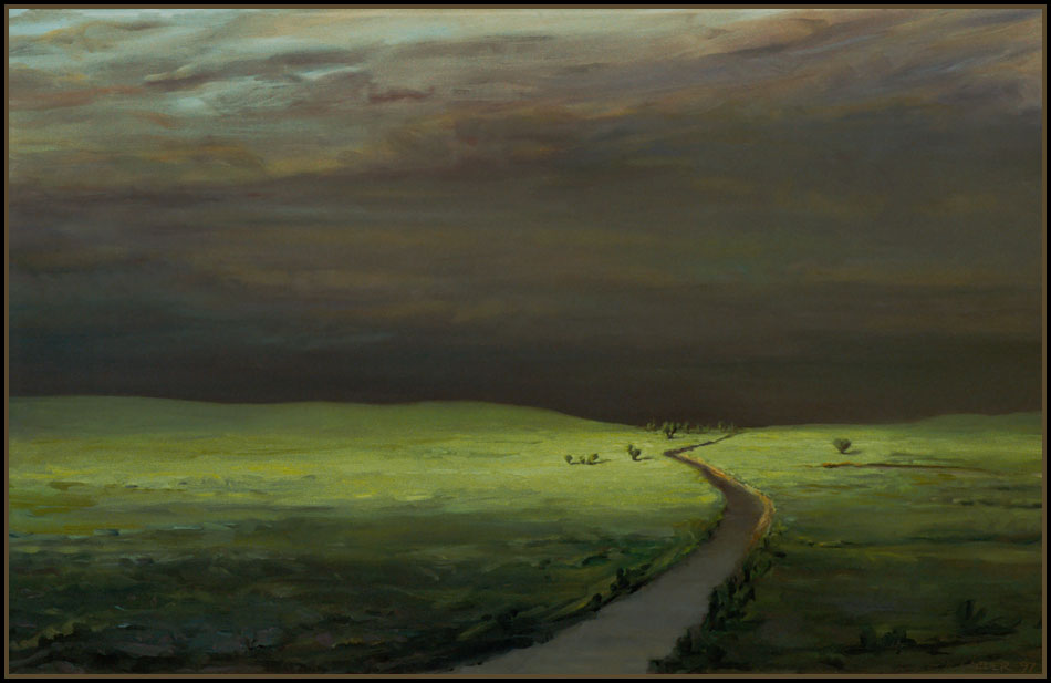 Oil Painting Small Light In Darkness Oil Painting Small Light In Darkness